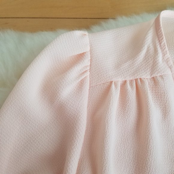 NEW Chealsea28 | Peachy pink wrap blouse Small - Picture 4 of 15